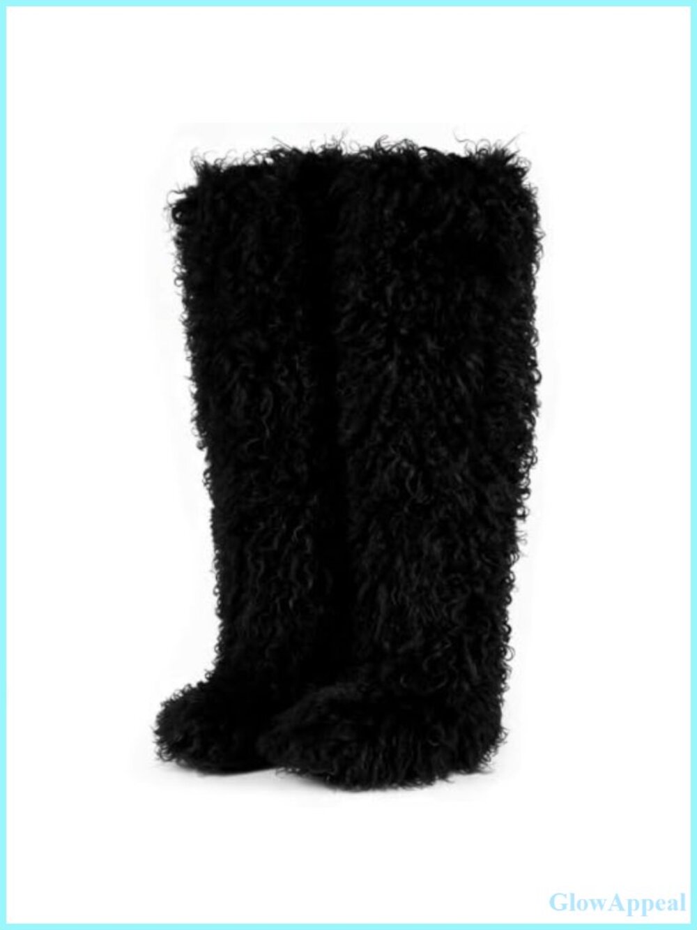 Over the Knee Boots Faux Fur Lined Flat Thigh High Women Winter